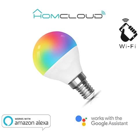 Lampadina Wi-fi Rgb+bianco Caldo E14 G45 Dimmerabile - Foto 1
